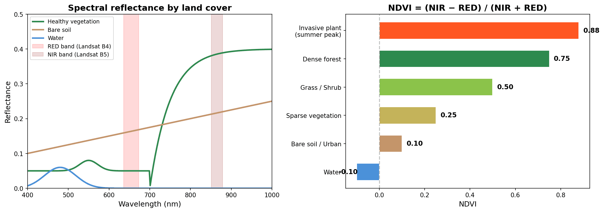 NDVI concept